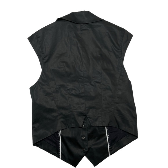 Club Monaco black casual button down vest - Picture 3 of 7
